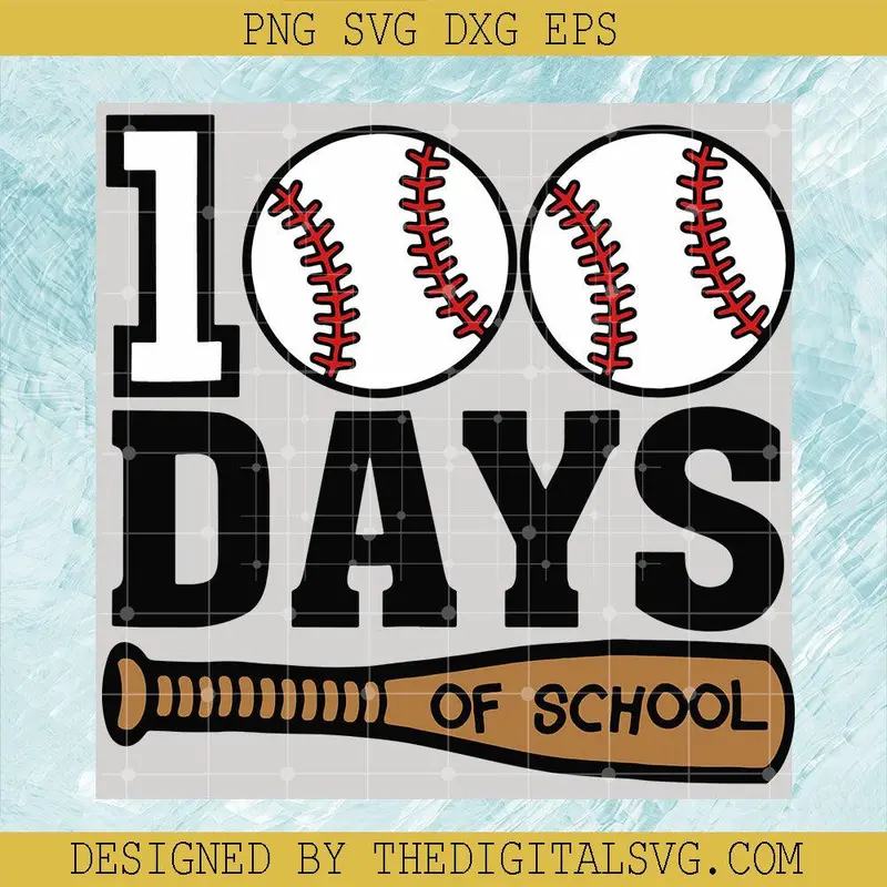 100 Days Of School Svg, 100 Day Svg, Back To School Svg 1