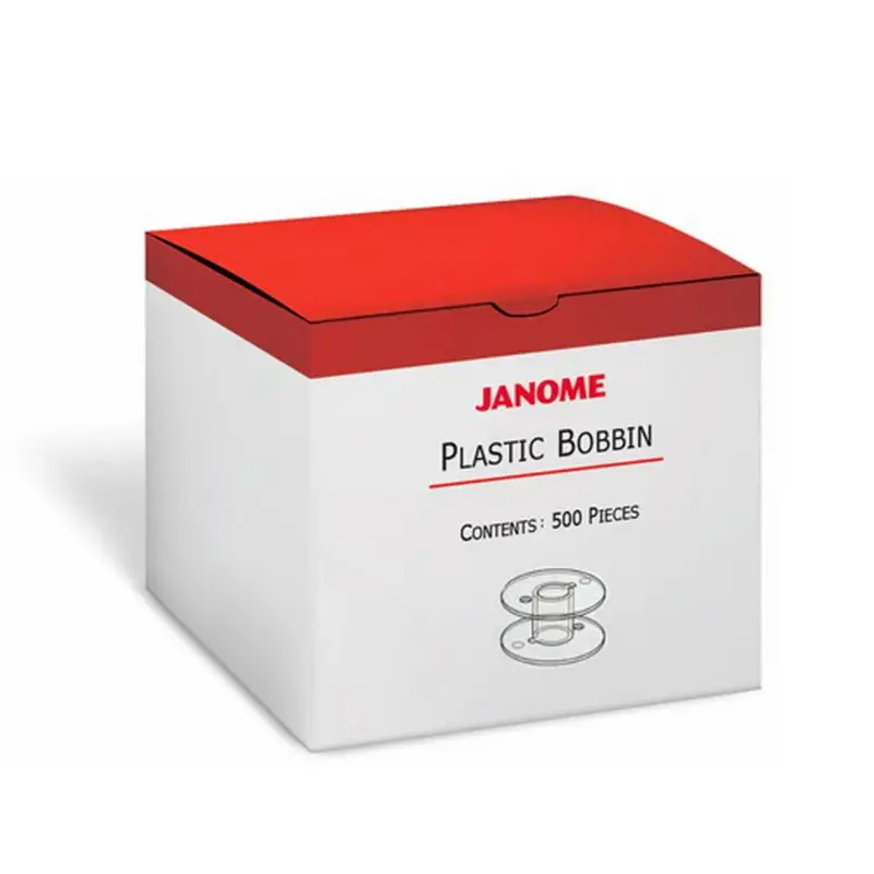 500Pk Plastic Bobbins, Janome #202544014 1