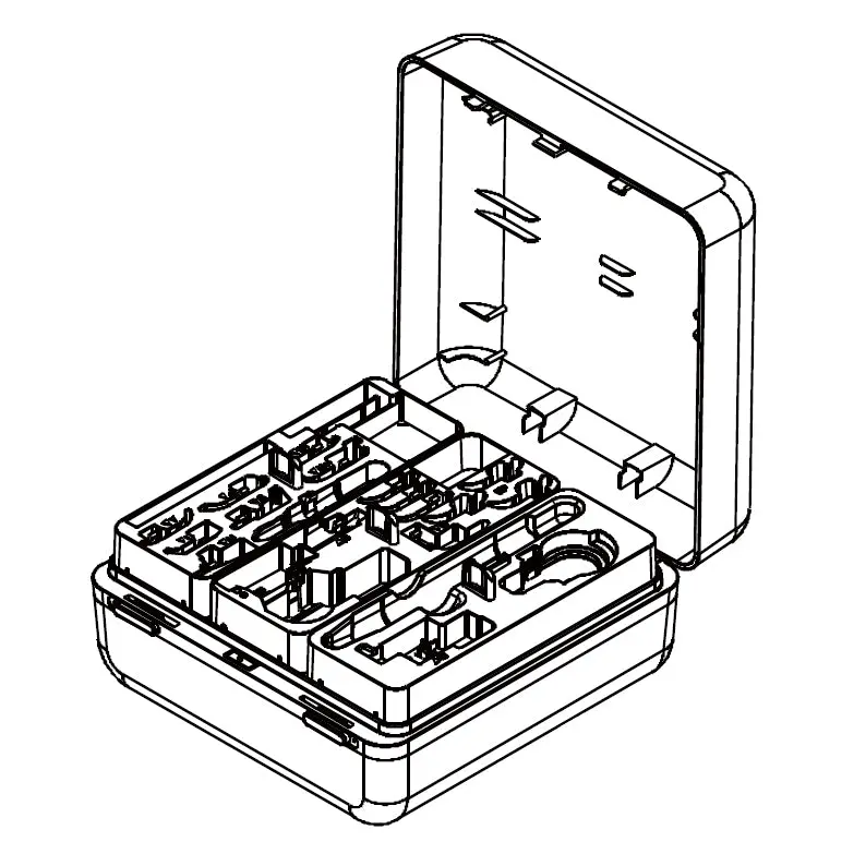 Accessory Box Assembly, Brother #D02ccx001 1