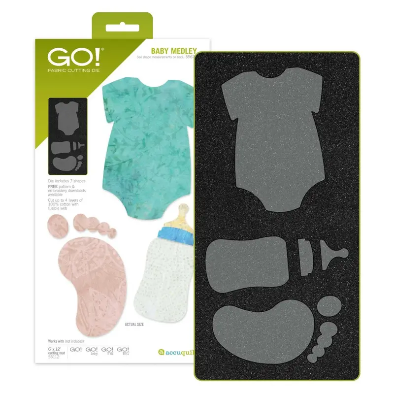 Accuquilt Go! Baby Medley Die 1