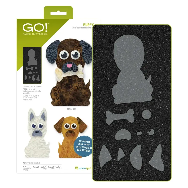 Accuquilt Go! Puppy Die 1