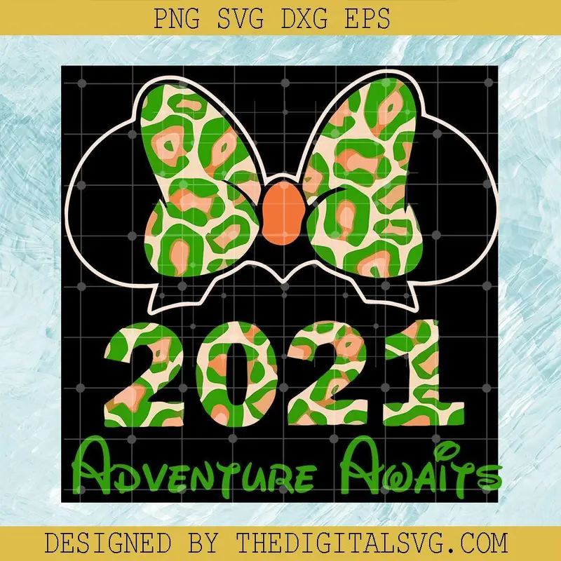 Adventure Awaits Safari Hat Animal Kingdom Family Svg, Minnie Mickey 2021 Adventure Awaits Svg, Disney Svg 1
