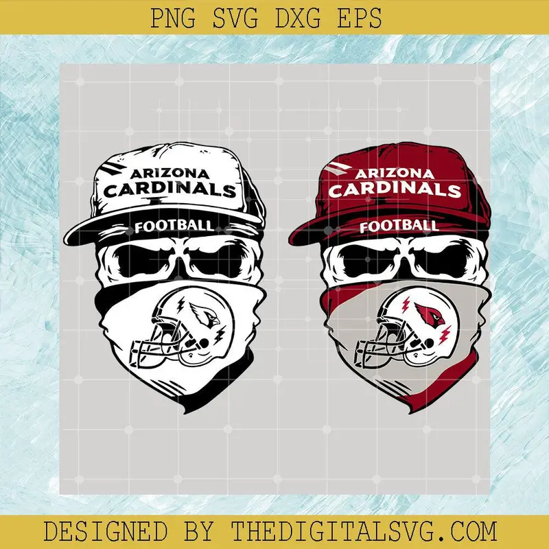 Arizona Cardinals Skull Svg, Cardinals Football Svg, Nfl Team Sport Svg 1