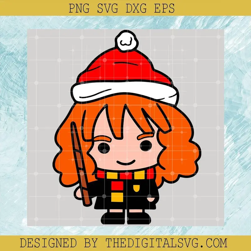 #Baby Hermione Granger Christmas Svg Png Eps Dxf, Harry Potter Merry Christmas Svg, Christmas Holiday Gifts 1