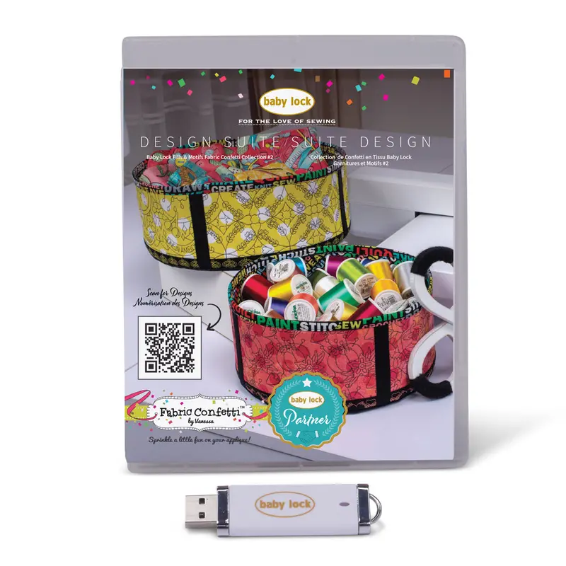 Baby Lock Fills And Motifs Fabric Confetti Collection #2 1