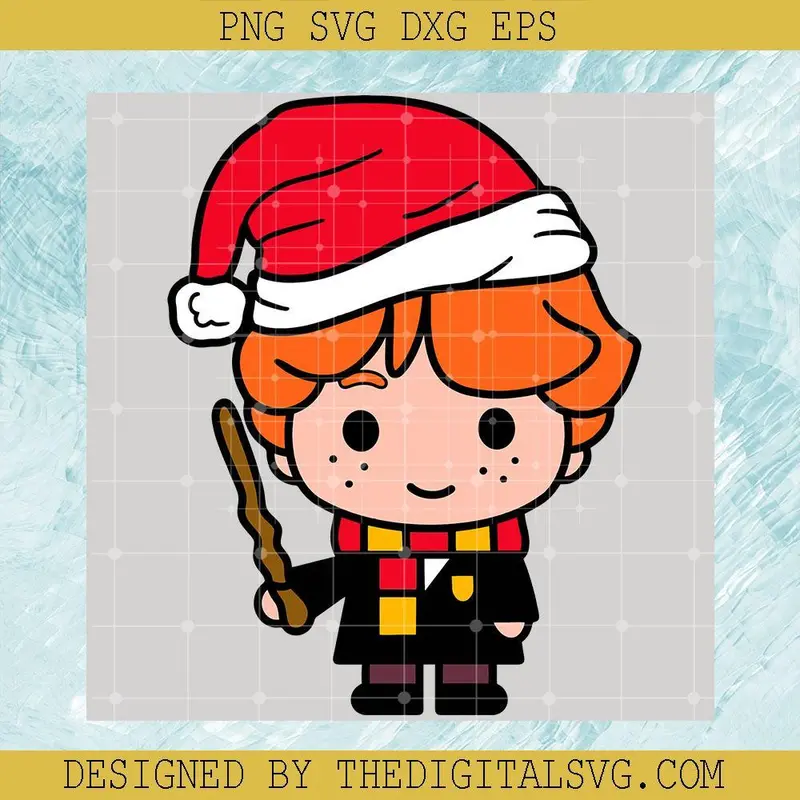 #Baby Ron Weasley Christmas Svg Png Eps Dxf, Harry Potter Merry Christmas Svg, Christmas Holiday Gifts 1