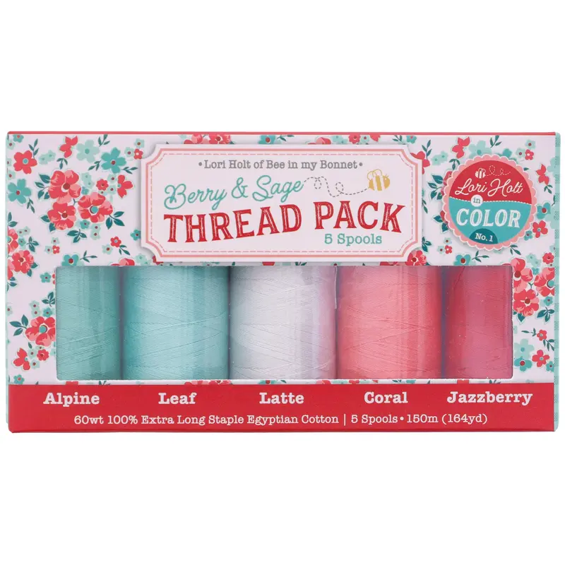 Berry & Sage 5Pk Thread By Lori Holt 1