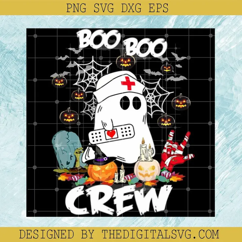 Boo Boo Crew Svg, The Boo Crew Svg, Bees Boo Svg 1