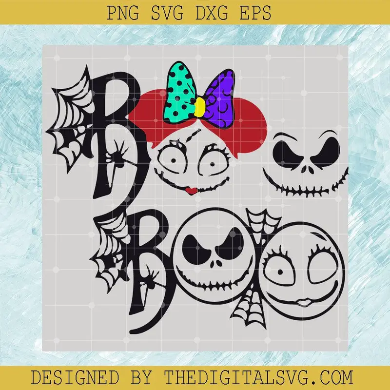 Boo Boo Svg, Jack Skellington Svg, Nightmare Svg, Halloween Svg 1