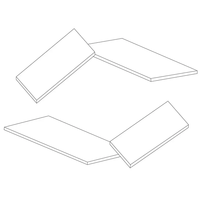 Cutter Blades (4Pcs), Juki #40174532 1