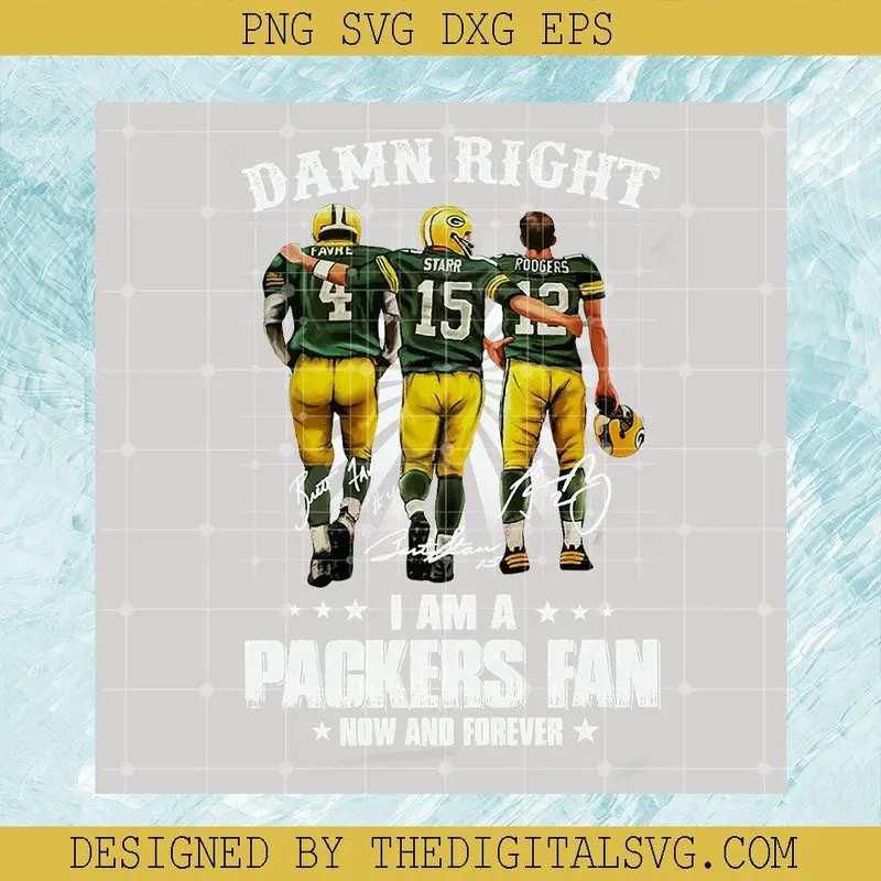 Damn Right I Am A Packers Fans Now And Forever Png, Fan Green Bay Packers Png, Football Afc Champions Png 1