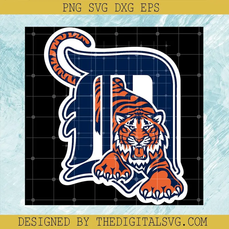 Detroit Tigers Svg, Tigers Baseball Svg, Tigers Logo Svg 1