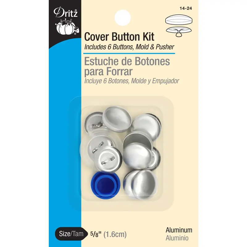 Dritz 5/8" Cover Button Kit 1