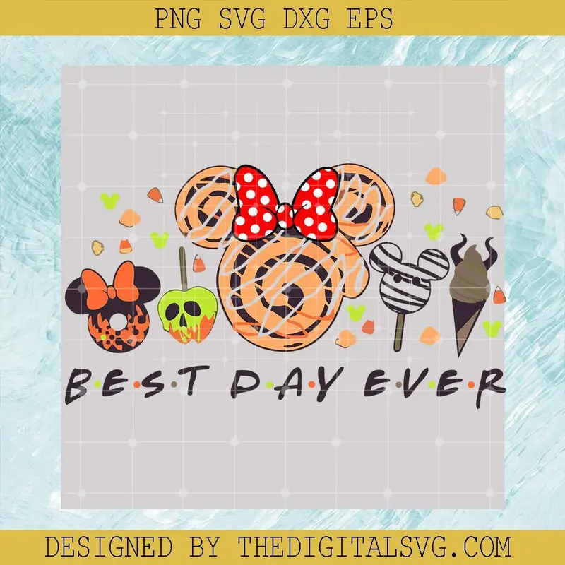 Halloween Best Day Ever Svg, Disney Minnie Svg, Halloween Svg, Disney Svg 1
