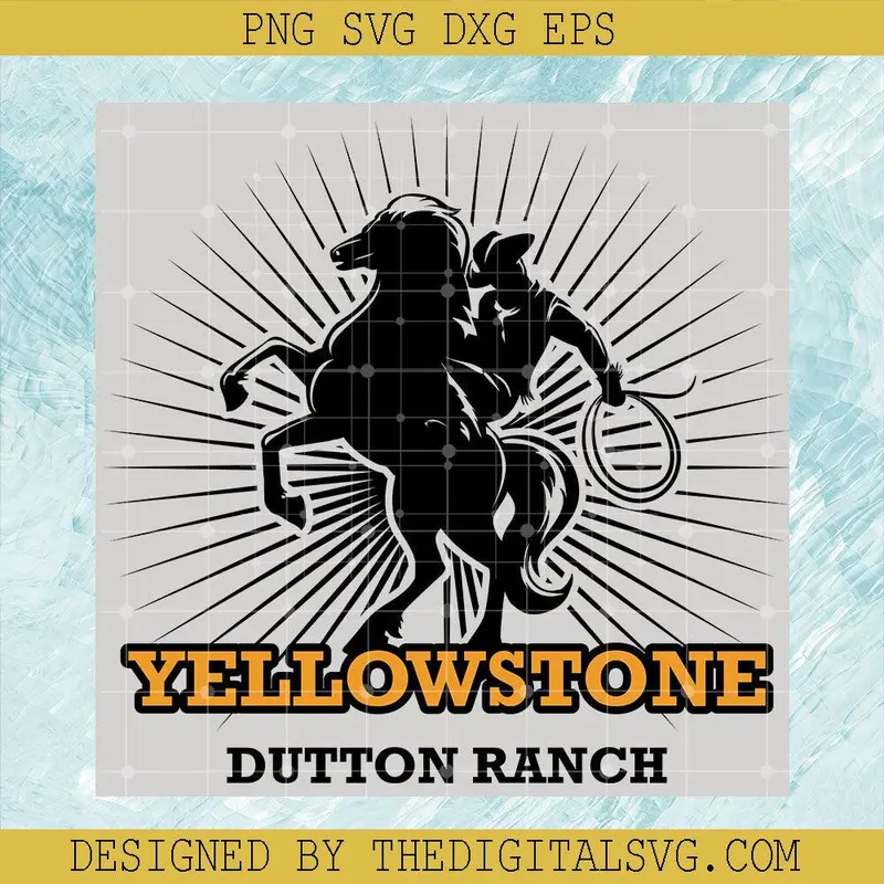 He Rides A Black Horse Yellowstone Dutton Ranch Svg, Yellowstone Dutton Ranch Svg, Dutton Ranch Svg 1