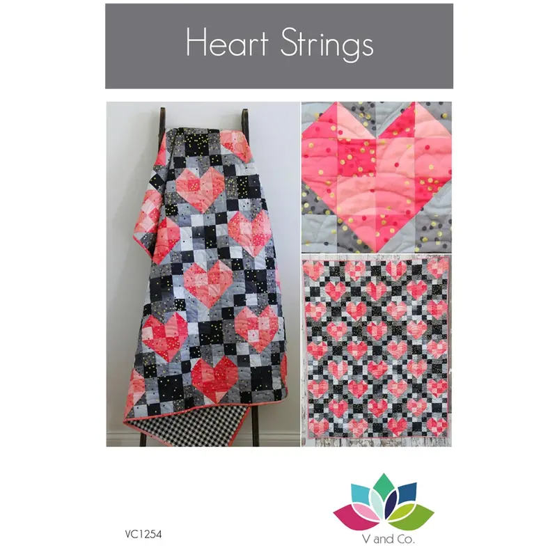 Heart Strings Quilt Pattern 1