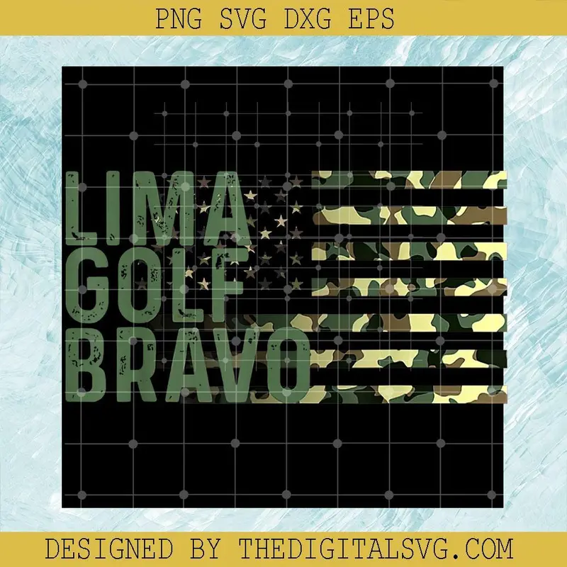 Lima Golf Bravo Svg, Veteran Day Camgo Svg, Veteran Americain Svg, American Flag Svg 1