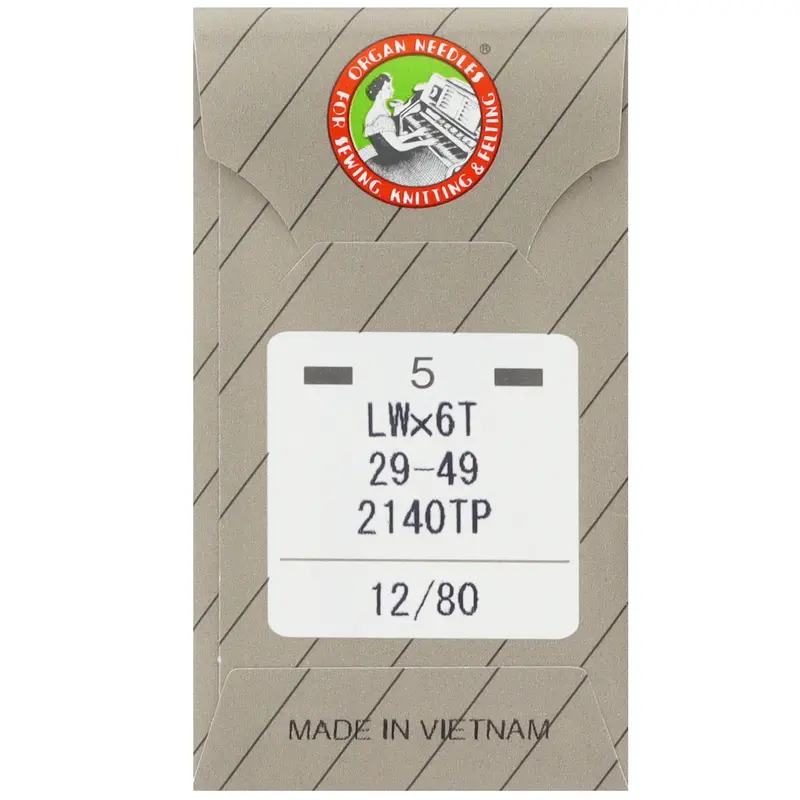 Lwx6t Industrial Curved Needles (5Pk), Organ 1