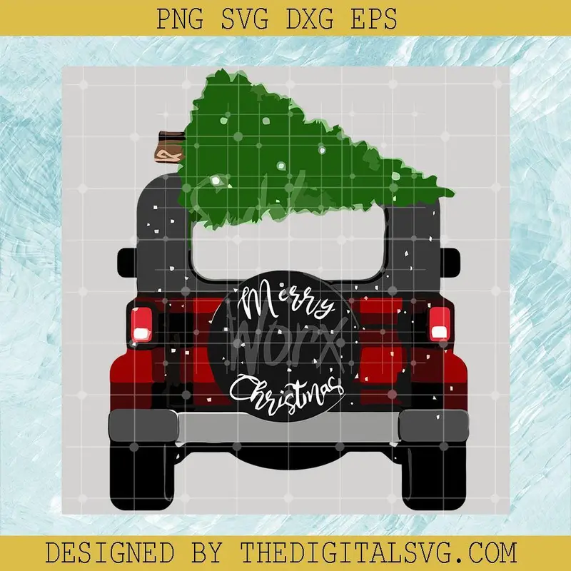 Meeey Worx Christmas Svg, Merry Christmas Truck Svg, Christmas Tree Svg, Christmas Truck Svg 1