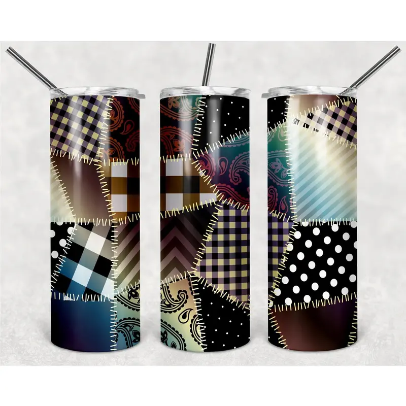 Patterns Of Dark Patches With Various Shapes Png, 20Oz Skinny Tumbler Design, Sublimation Designs Png File 1