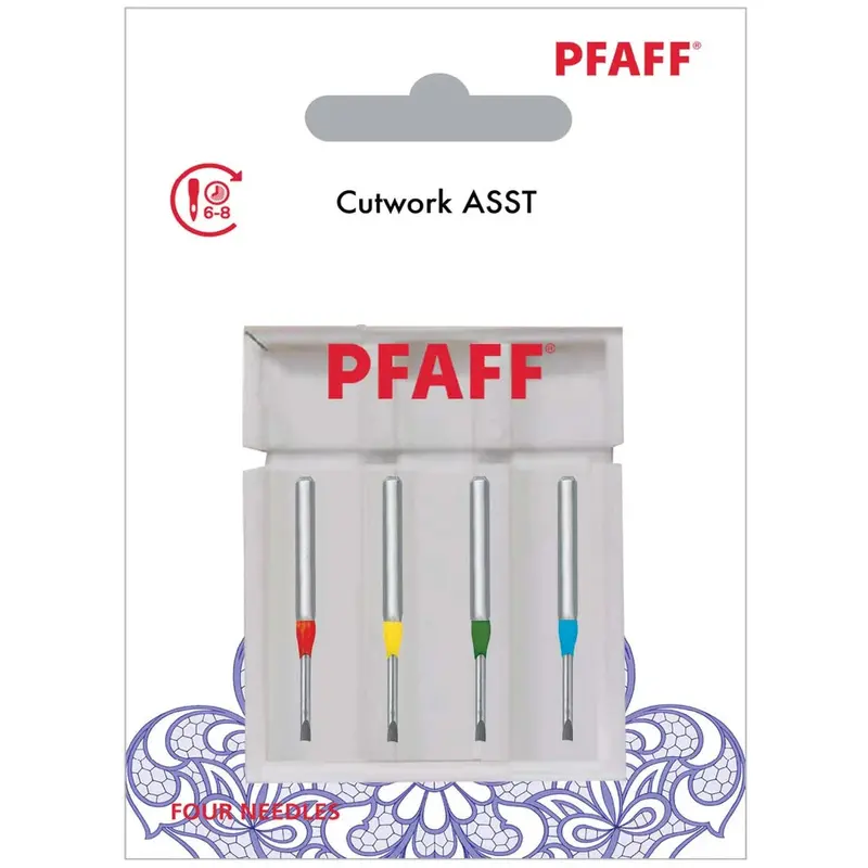 Pfaff Cutwork Needles, 4Pk - Assorted 1