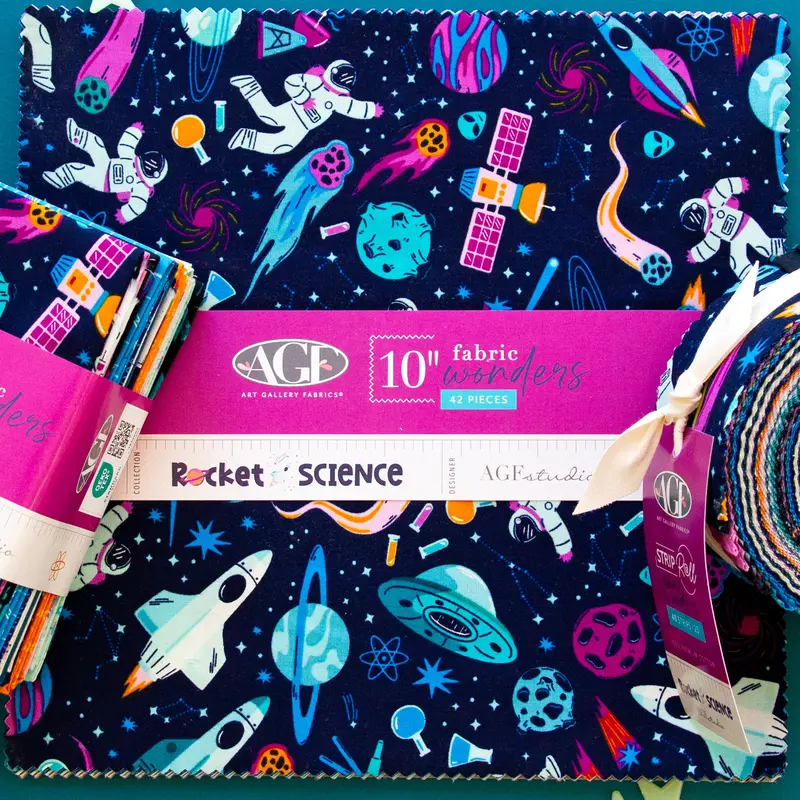 Rocket Science 10" Fabric Squares - 42 Pc 1