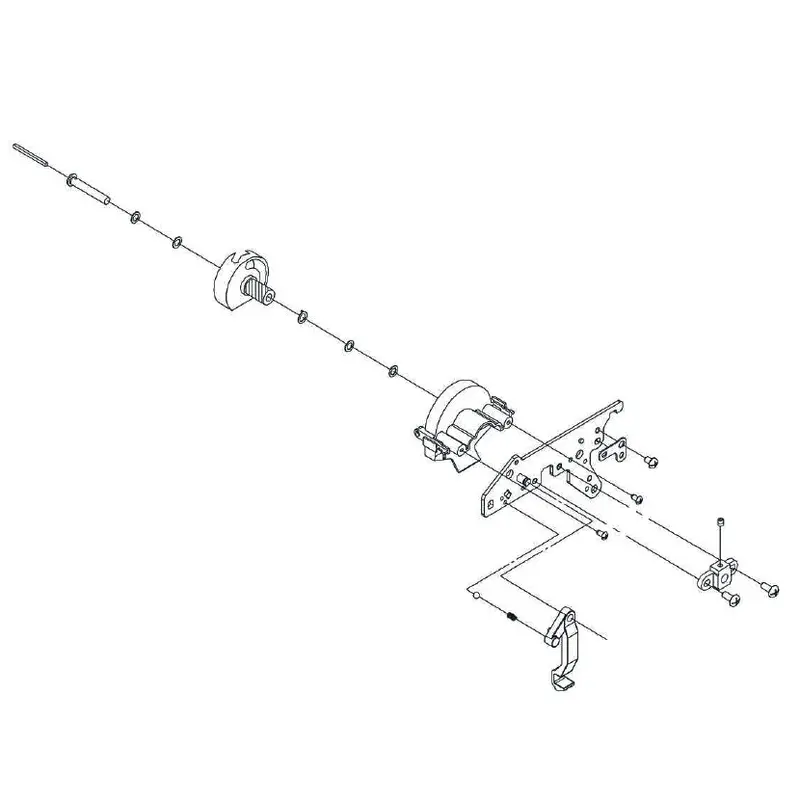 Rotary Hook Holder Complete, Pfaff #68003033 1