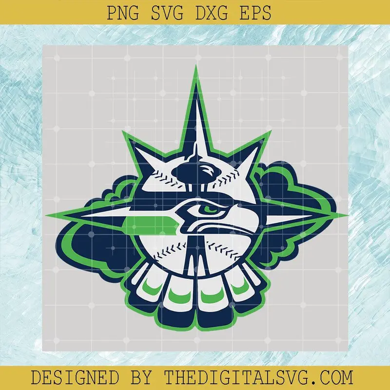 Seattle Sports Teams Logos Svg, Nfl Seattle Seahawks Svg, Football Nfl Seattle Seahawks Svg 1