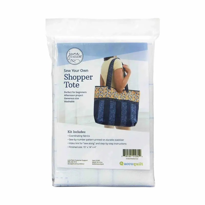 Sew-Your-Own Shopper Tote Kit 1