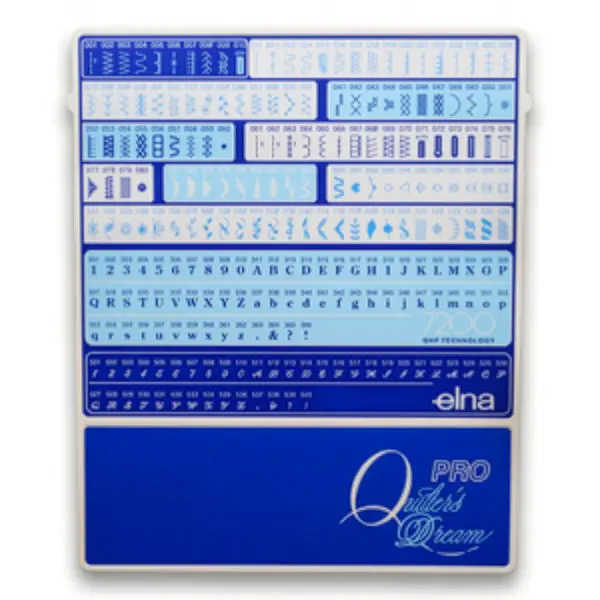 Stitch Chart Panel Unit, Elna #395755-68 1