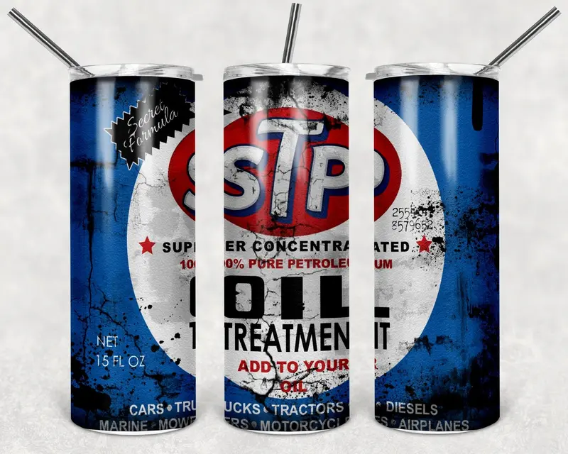 Stp Motor Oil Logo Png, 20Oz Skinny Tumbler Design, Sublimation Designs Png File 1