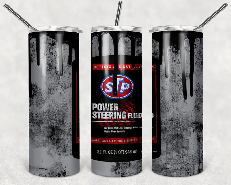 Stp-Power-Steering-Fluid Car Logo Png, 20Oz Skinny Tumbler Design, Sublimation Designs Png File 1