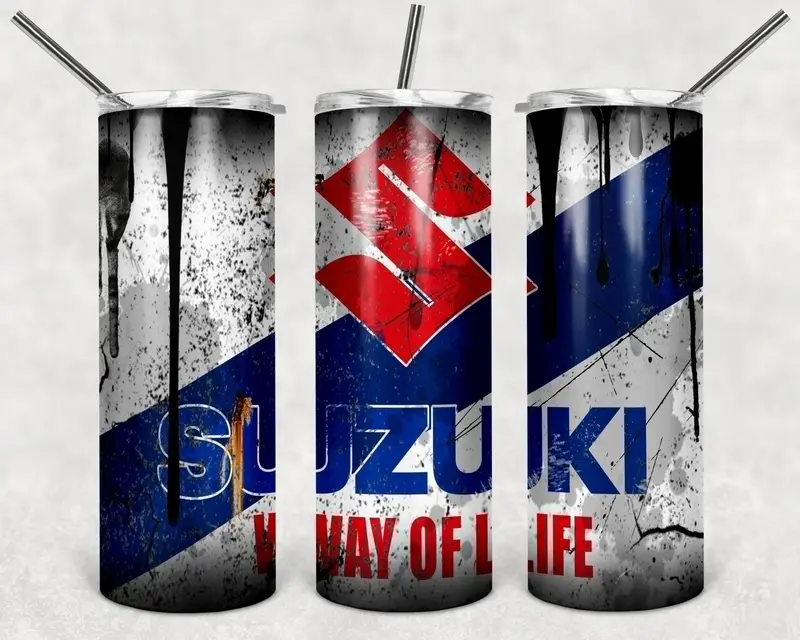 Suzuki Japan Png, 20Oz Skinny Tumbler Design, Sublimation Designs Png File 1