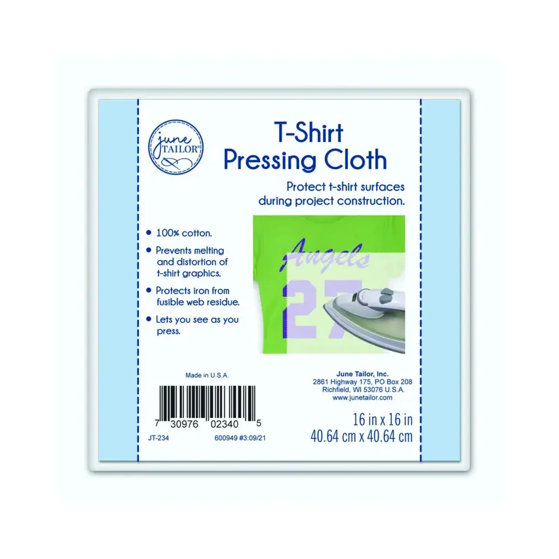T-Shirt Pressing Cloth, June Tailor 1