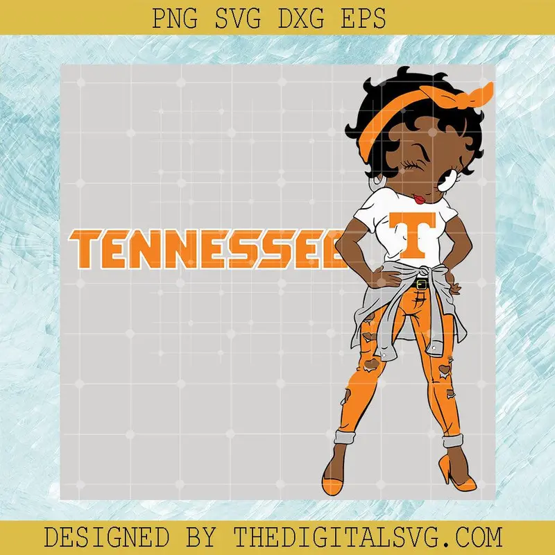 Tennessee Volunteers Svg, Army Girl Sport Svg, Tennessee Vols Svg 1