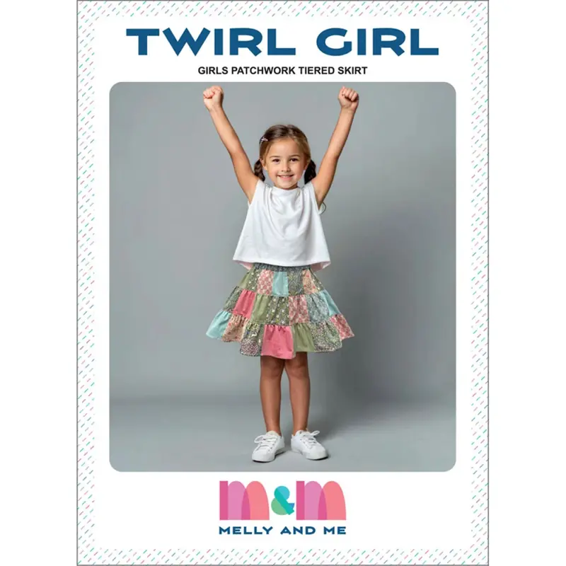 Twirl Girl Patchwork Skirt Pattern 1