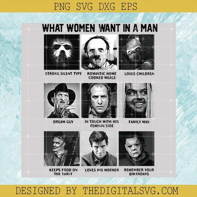What A Woman Looks For In A Man Png, Halloween Funny Movie Png, Halloween Characters Png 1