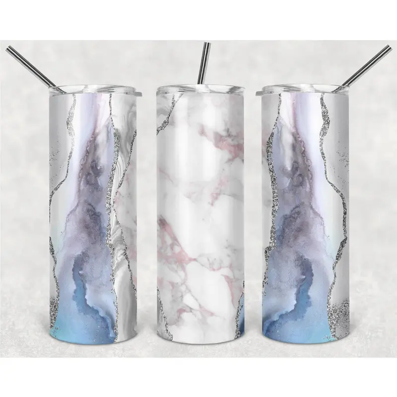 White Luxury Marble Texture Png, 20Oz Skinny Tumbler Design, Sublimation Designs Png File, Full Tumbler Wrap Png Digital File 1