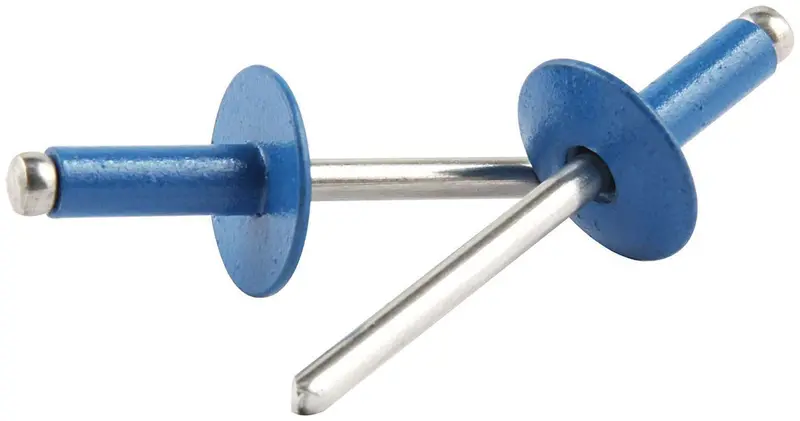 Allstar Performance Heavy-Duty Rivet Kit – Blue Anodized Aluminum, 250-Piece (18175) 1