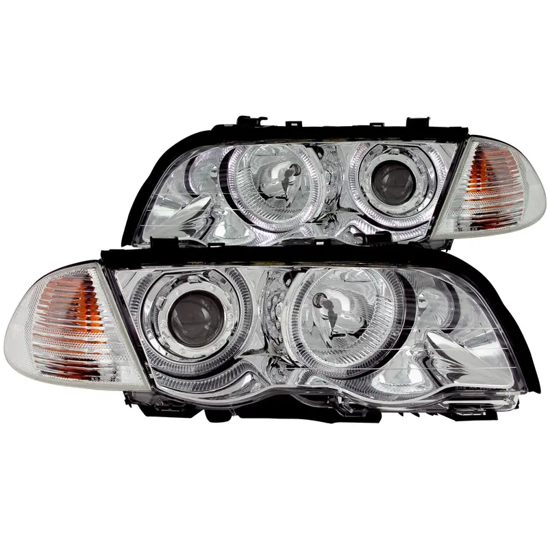 Anzo Usa Projector Headlight Set With Halo Rings – Model 121260 1