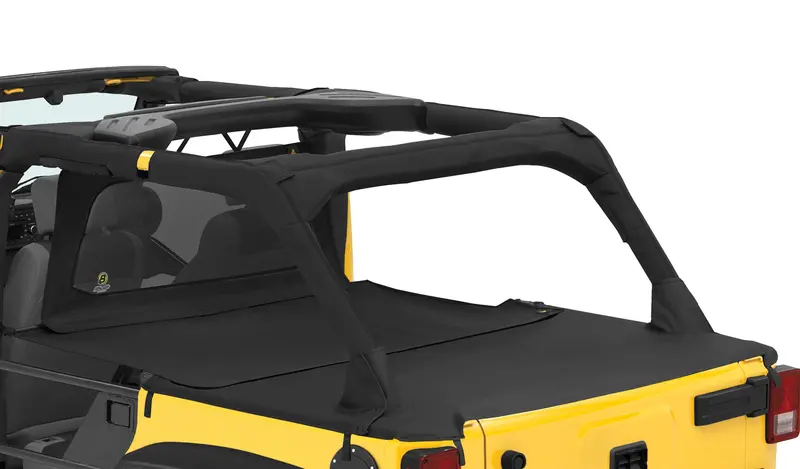Bestop 90034-35 Duster Deck Extension For 2007–2018 Jeep Wrangler Jk 4-Door (Black Diamond) 1