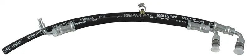Borgeson 925102 Power Steering Hose Kit – 2-Piece Rubber For Gm Pump To 1979–1997 Mustang Rack-And-Pinion 1