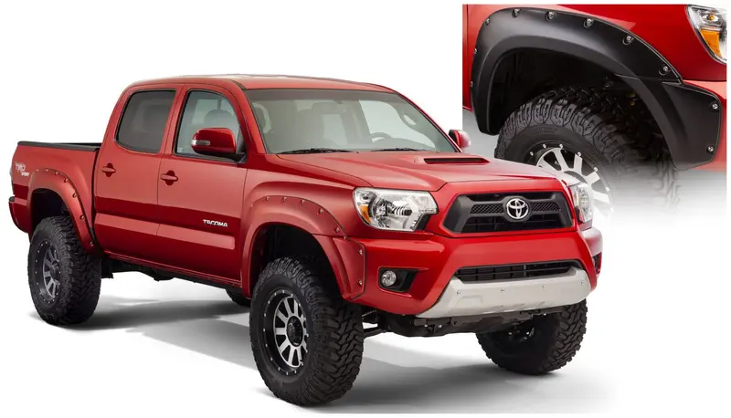 Bushwacker 31927-02 Pocket-Style Fender Flares – Bolt-On Fit 1
