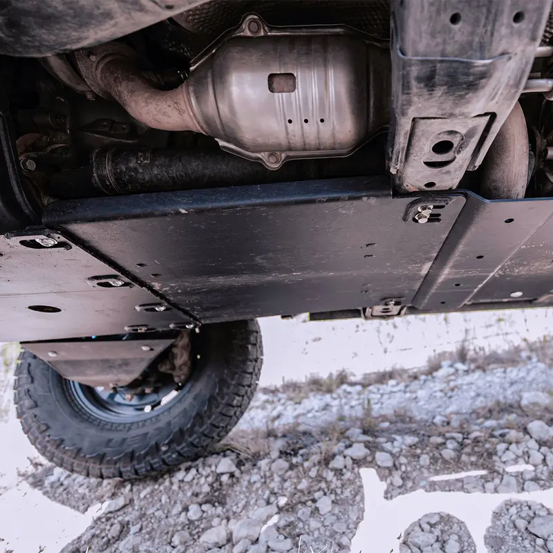Cali Raised Led Cr3806 Transfer Case Skid Plate – Reinforced Steel With Powder-Coated Finish For 2014+ 4Runner 1