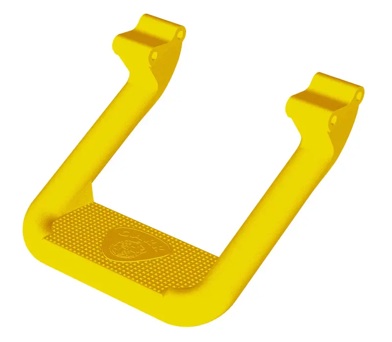 Carr Hoop Ii 104817 Safety-Yellow Powder-Coated Side Steps – Pair 1