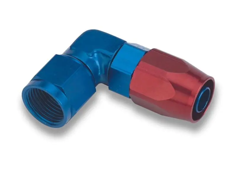 Earl'S Performance 809008Erl 90-Degree Swivel-Seal An Hose Fitting – Aluminum, -6 An To 1/4-Inch Npt 1
