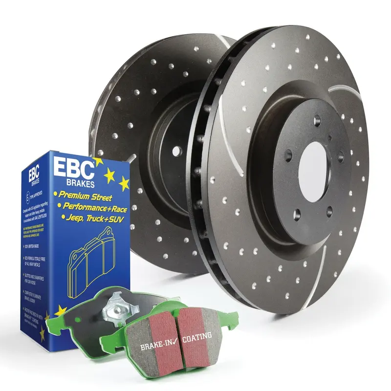 Ebc Brakes S10Kf1559 S10 Kits Greenstuff 2000 And Gd Rotors 1