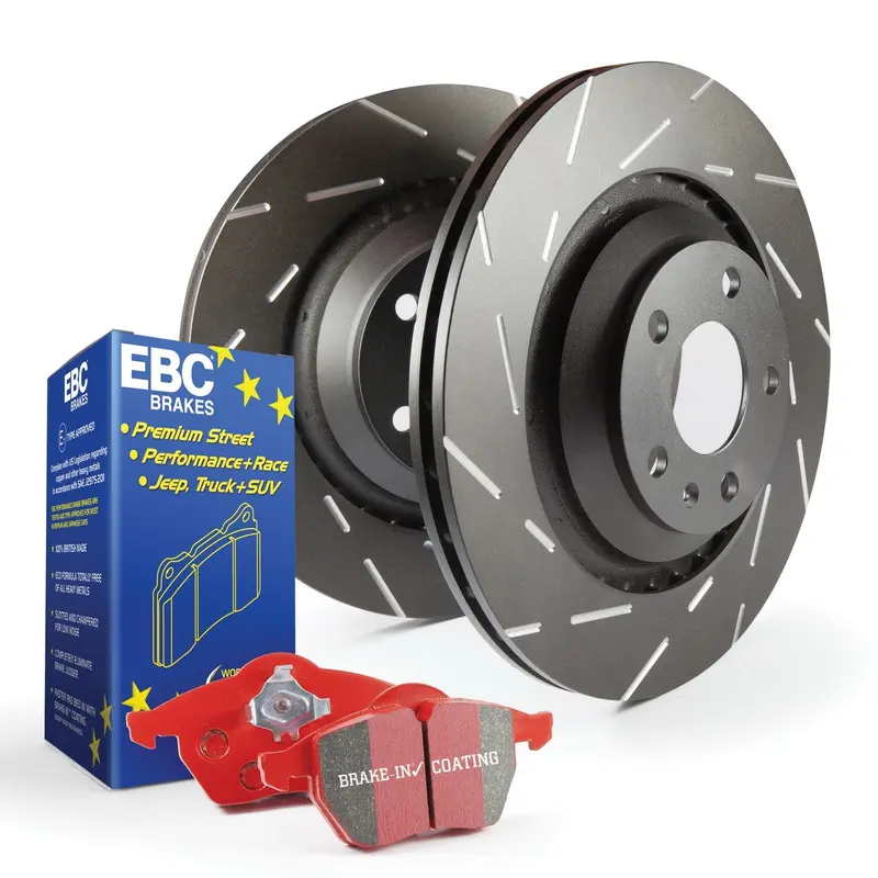 Ebc Brakes S4Kf1381 Redstuff High-Performance Brake Kit With Usr Rotors 1