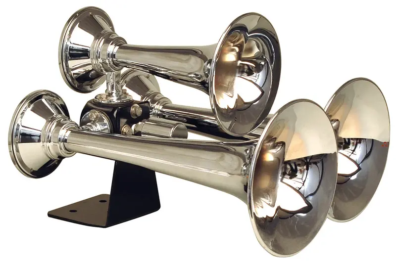 Kleinn Automotive 502 Triple-Tone Train-Style Air Horn System 1