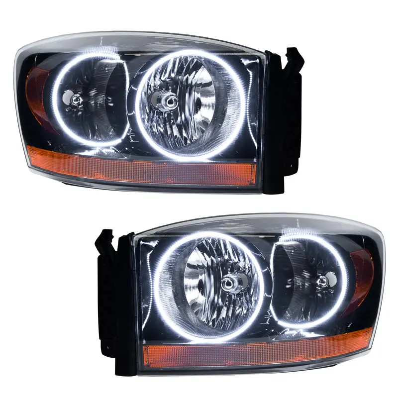 Oracle Lighting 7033-001 Smd Pre-Assembled Headlight Assembly – Black Housing With White Led Accent 1